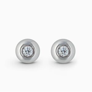 .20 cts Lab Diamond Sterling Silver Stud Earrings